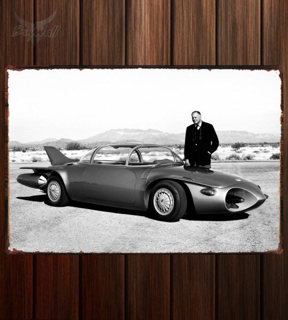 Металлическая табличка GM Firebird II Concept Car 329 Металлическая табличка GM Firebird II Concept Car 329